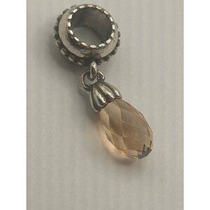 Brighton Dream Drop Charm NWOT silver Topaz   First one in photo
